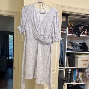 A New Day White Floral Midi Dress